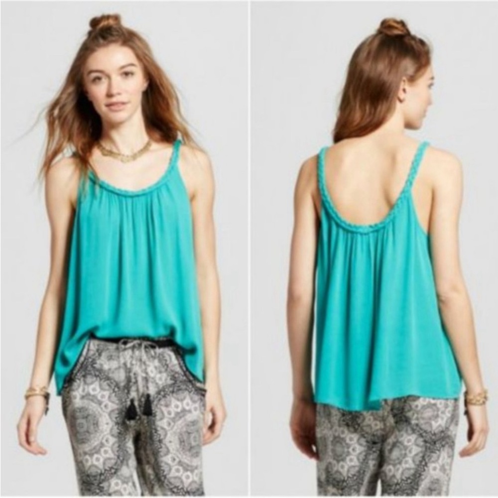 5/$15 Mossimo Woven Braided Cami Tank Top